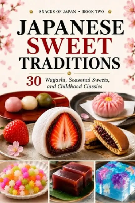 30 Japanese Wagashi, Seasonal Sweets, and Childhood Classics by Sheng Paul Su, Paul Su, Tokyo Paul