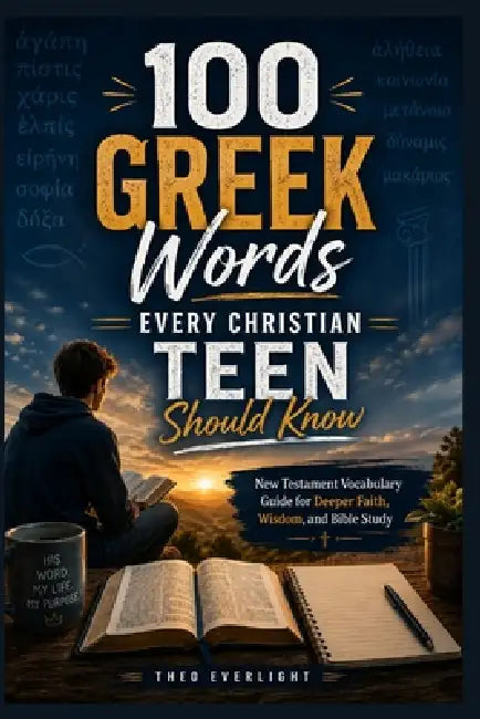 100 Greek Words Every Christian Teen Should Know: New Testament Vocabulary Guide for Deeper Faith, Wisdom, and Bible Study by Theo Everlight