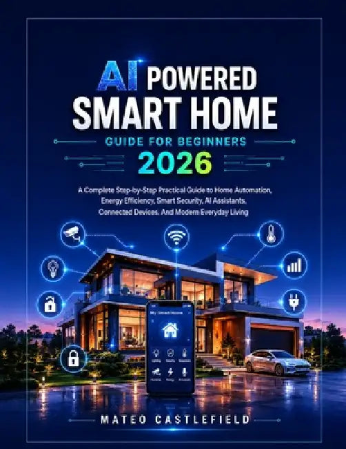AI Powered Smart Home Guide for Beginners 2026: A Complete Step-by-Step Practical Guide to Home Automation, Energy Efficiency, Smart Security, AI Assi by Mateo Castlefield