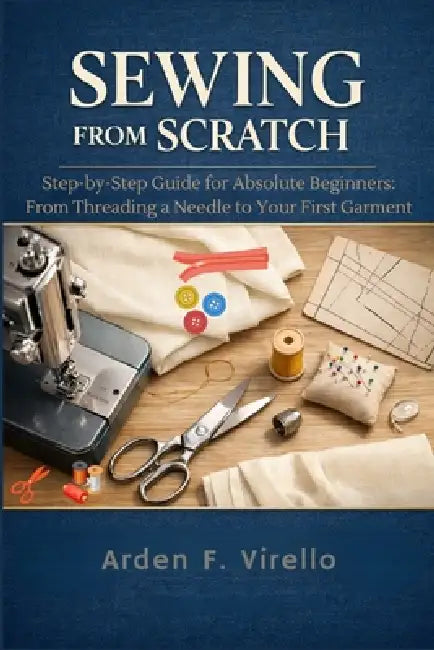 Sewing from Scratch: Step-by-Step Guide for Absolute Beginners: From Threading a Needle to Your First Garment by Arden F. Virello
