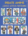 Anime Pirate Cross Stitch Patterns: 16 Pirate Designs by Basar Besimler