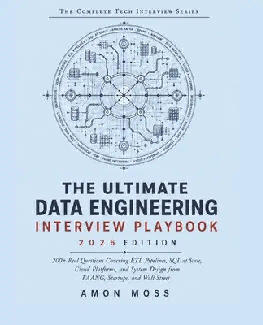 The Ultimate Data Engineering Interview Playbook 2026: 200+ Real Questions Covering ETL Pipelines, SQL at Scale, Cloud Platforms, and System Design fr by Amon Moss