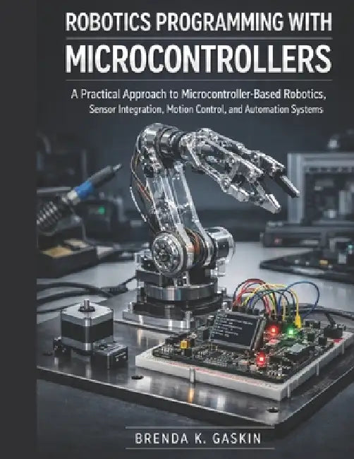 Robotics Programming with Microcontrollers: A Practical Approach to Microcontroller-Based Robotics, Sensor Integration, Motion Control, and Automation by Brenda K. Gaskin