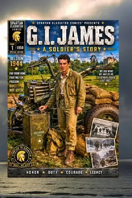 Spartan Gladiator Built... Not Given: GI James A Soldier's Story Issue #5 by Tony P. Hloros