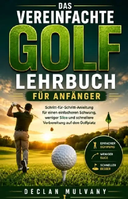 Das vereinfachte Golf Lehrbuch für Anfänger: Schritt-für-Schritt-Anleitung für einen einfacheren Schwung, weniger Slice und schnellere Vorbereitung au by Declan Mulvany