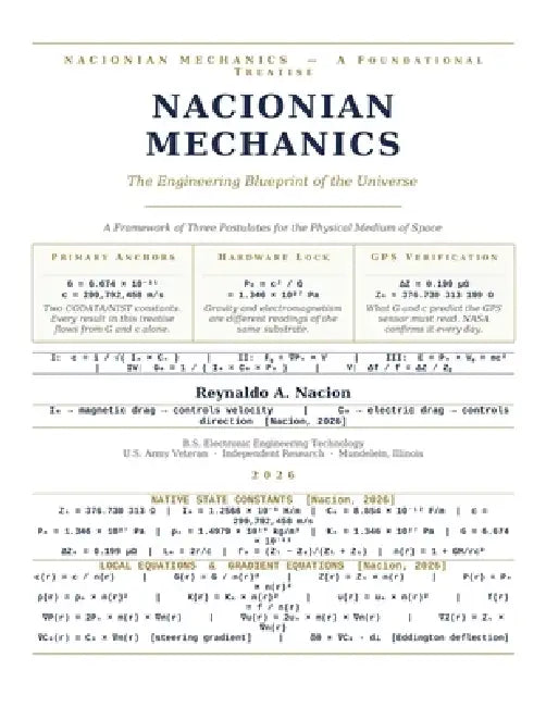 Nacionian Mechanics: A Foundational Treatise by Reynaldo A. Nacion
