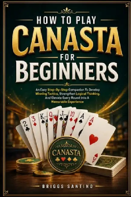 How to Play Canasta for Beginners: An Easy Step-By-Step Companion To Develop Winning Tactics, Strengthen Logical Thinking, And Elevate Every Round Int by Briggs Santino