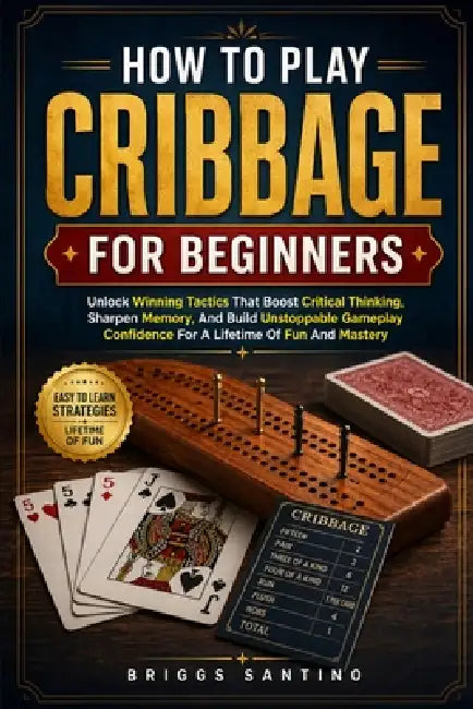 How to Play Cribbage for Beginners: Unlock Winning Tactics That Boost Critical Thinking, Sharpen Memory, And Build Unstoppable Gameplay Confidence For by Briggs Santino