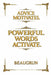 Advice Motivates. Powerful Words Activate.: A Self-Motivational Book by Beaugrun School