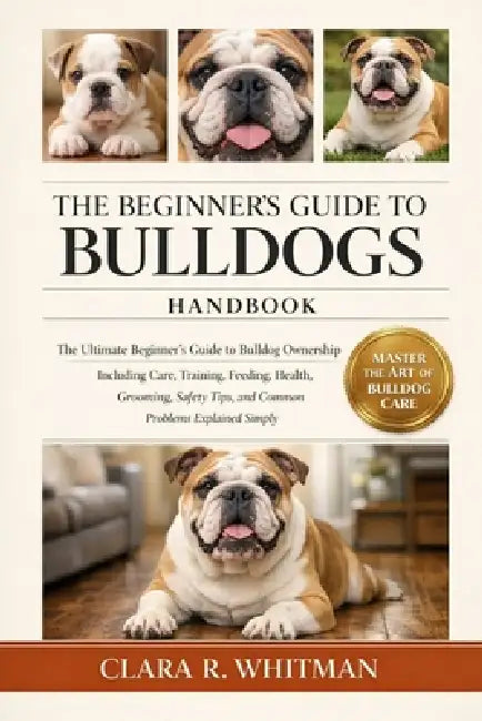 The Beginner's Guide to Bulldogs: The Ultimate Beginner's Guide to Bulldog Ownership Including Care, Training, Feeding, Health, Grooming, Safety Tips, by Clara R. Whitman