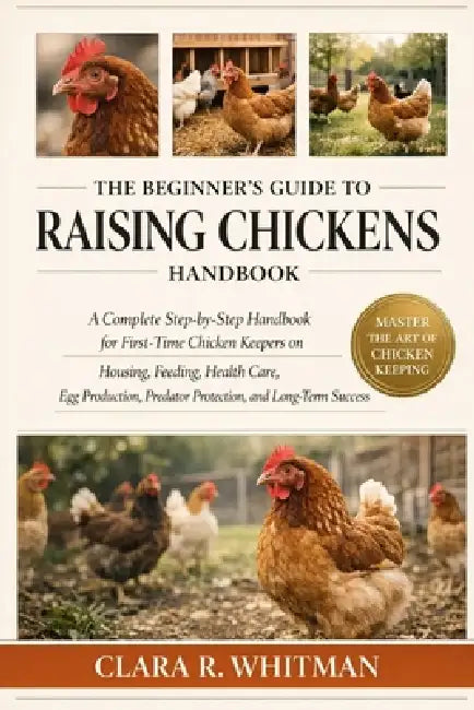 The Beginner's Guide to Raising Chickens: A Complete Step-by-Step Handbook for First-Time Chicken Keepers on Housing, Feeding, Health Care, Egg Produc by Clara R. Whitman