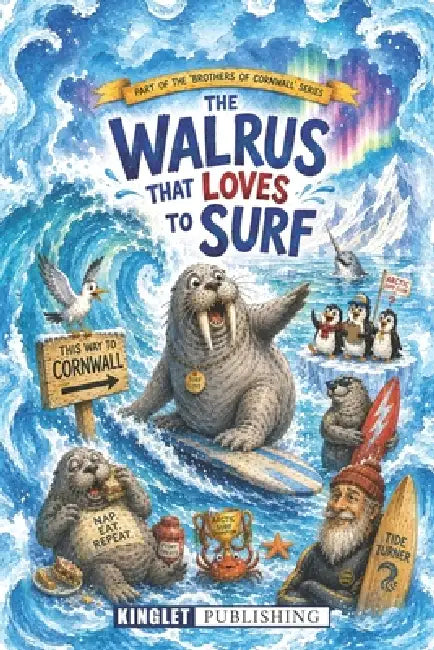 The Walrus That Loves To Surf: An Arctic Adventure About Surfing, Friendship and Saving Our Oceans - The Incredible Journey of a Walrus Who Followed a by Kinglet Publishing, Stuart Wheeler