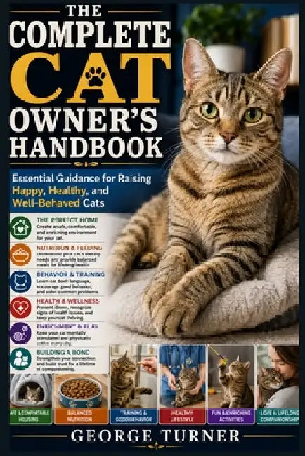 The Complete Cat Owner's Handbook: Essential Guidance for Raising Happy, Healthy, and Well-Behaved Cats by George Turner