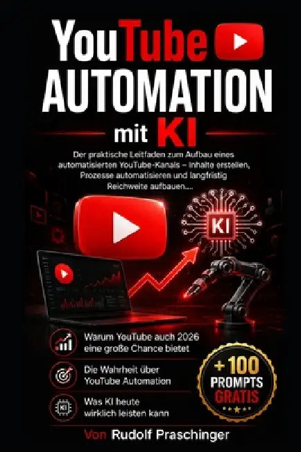 YouTube Automation mit KI: Der praktische Leitfaden zum Aufbau eines automatisierten YouTube-Kanals - Inhalte erstellen, Prozesse automatisieren und l by Rudolf Praschinger
