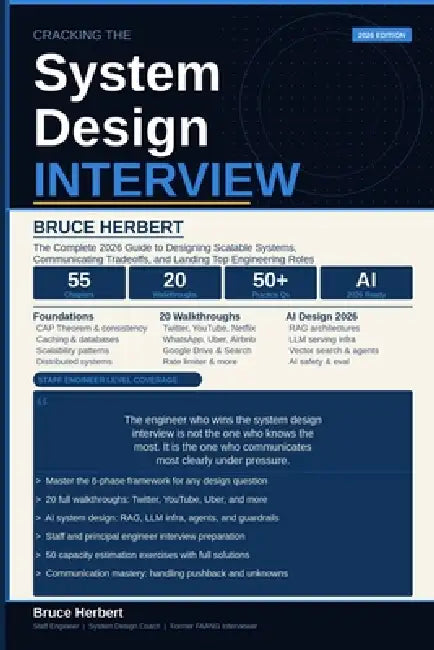 Cracking the System Design Interview by Bruce Herbert