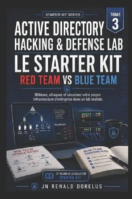 Active directory Hacking & Defense Lab Le starter Kit Red Team & Blue Team: Batissez, attaquez et securisez votre propre infrastructure dans un lab re by Jn Renald Dorelus