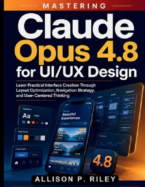 Mastering Claude Opus 4.8 for UI/UX Design: Learn Practical Interface Creation Through Layout Optimization, Navigation Strategy, and User-Centered Thi by Allison P. Riley