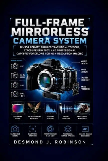 Full-Frame Mirrorless Camera System: Sensor Format, Subject-Tracking Autofocus, Exposure Strategy, and Professional Capture Workflows for High-Resolut by Desmond J. Robinson