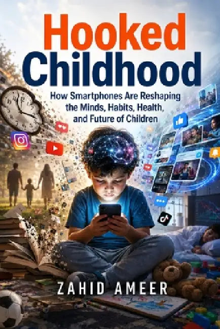 Hooked Childhood: How Smartphones Are Reshaping the Minds, Habits, Health, and Future of Children by Zahid Ameer
