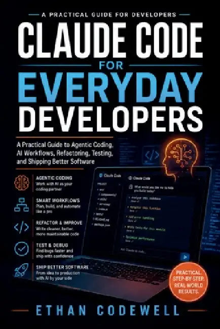 Claude Code for Everyday Developers: A Practical Guide to Agentic Coding, AI Workflows, Refactoring, Testing, and Shipping Better Software by Ethan Codewell