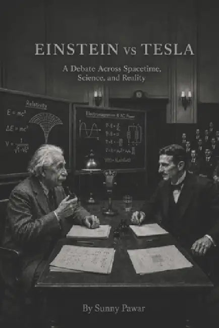 Einstein vs Tesla: A Debate Across Spacetime, Science, and Reality by Sunny Pawar