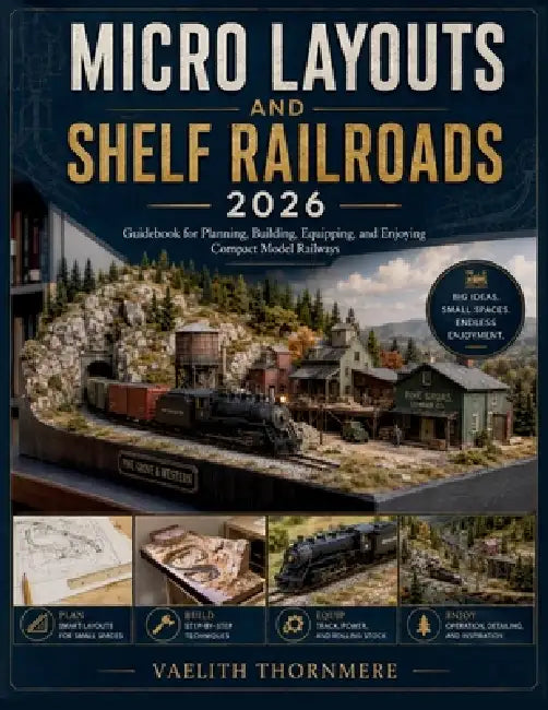 Micro Layouts and Shelf Railroads: Guidebook for Planning, Building, Equipping, and Enjoying Compact Model Railways by Vaelith Thornmere