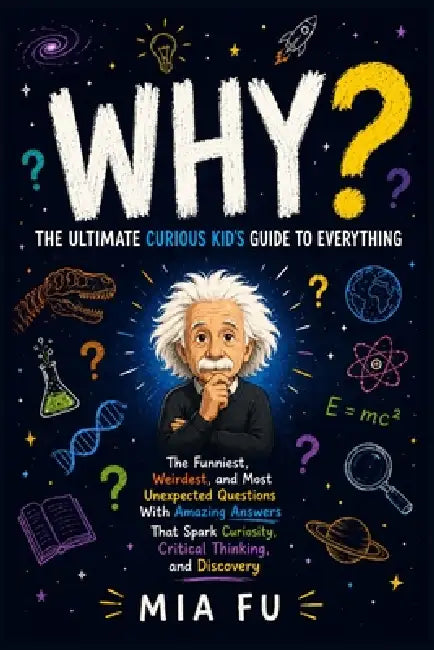 WHY? The Ultimate Curious Kid's Guide to Everything: The Funniest, Weirdest, and Most Unexpected Questions With Amazing Answers That Spark Curiosity, by Mia Fu