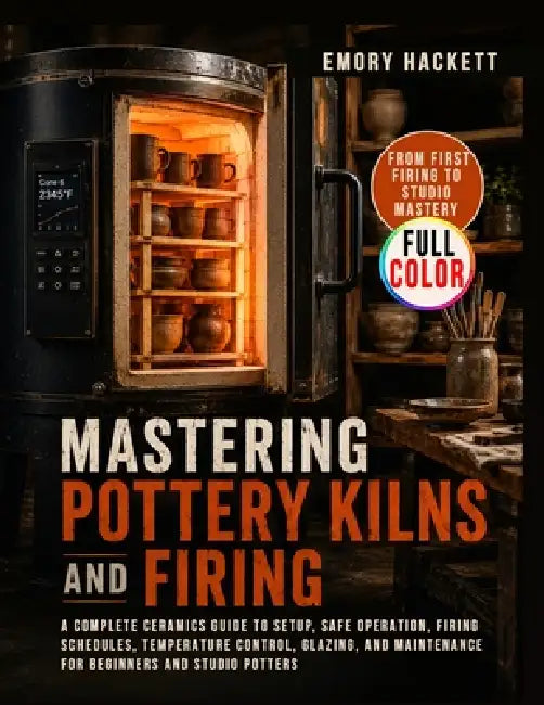 Mastering Pottery Kilns and Firing: A Complete Ceramics Guide to Setup, Safe Operation, Firing Schedules, Temperature Control, Glazing, and Maintenanc by Emory Hackett