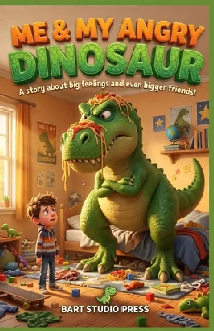 Me & My Angry Dinosaur: A Totally True Story About Stomping, Spaghetti, and Being a Team: Funny Chapter Book With Big Feelings & Being a Team for Kids by Bart Studio Press