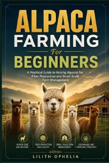 Alpaca Farming For Beginners: A Practical Guide to Raising Alpacas for Fiber Production and Small-Scale Farm Management by Lilith Ophelia