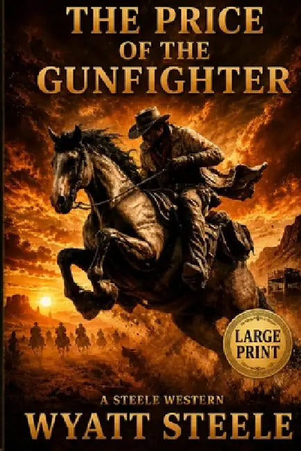 The Price of the Gunfighter - LARGE PRINT WESTERN by Wyatt Steele