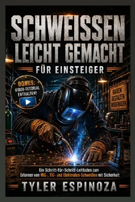Schweissen Leicht Gemacht Für Einsteiger: Eine Schritt-für-Schritt-Anleitung für Anfänger zum Erlernen von MIG-, TIG- und Elektrodenschweißen mit Sich by Tyler Espinoza