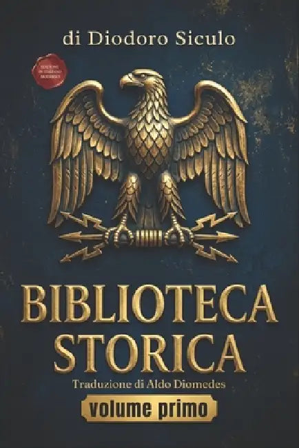 Biblioteca Storica volume primo: Libri I - III edizione in Italiano moderno by Aldo Diomedes, Diodoro Siculo