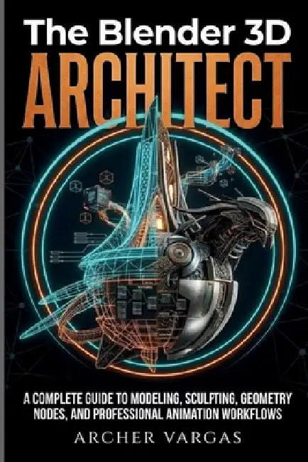 The Blender 3D Architect: A Complete Guide To Modeling, Sculpting, Geometry Nodes, And Professional Animation Workflows by Archer Vargas