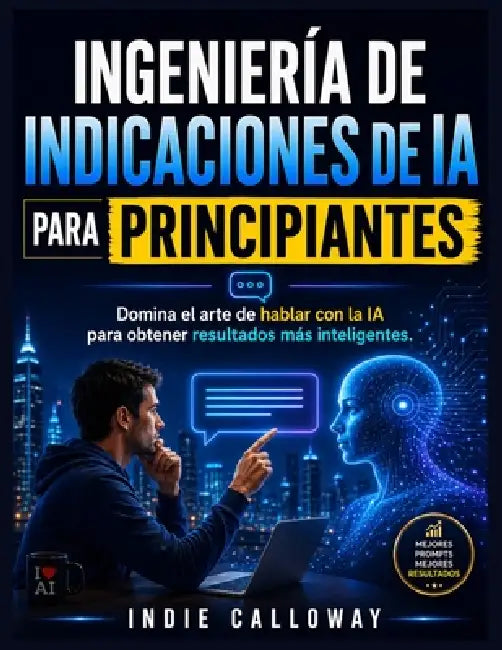 Ingeniería de indicaciones de IA para principiantes: Domina el arte de hablar con la IA para obtener resultados más inteligentes. by Indie Calloway