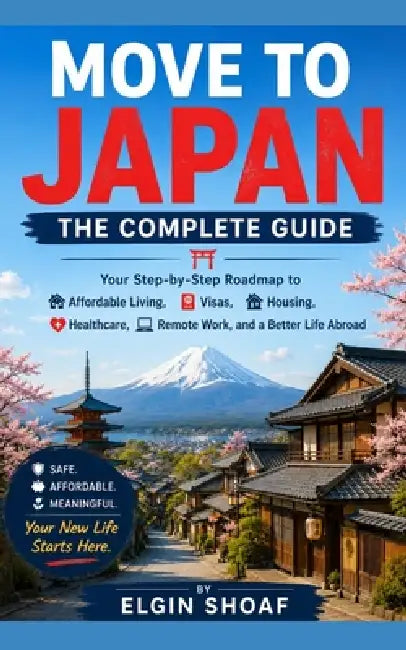 Move to Japan: THE COMPLETE GUIDE Your Step-by-Step Roadmap to Affordable Living, Visas, Housing, Healthcare, Remote Work, and a Better Life Abroad by Elgin Shoaf