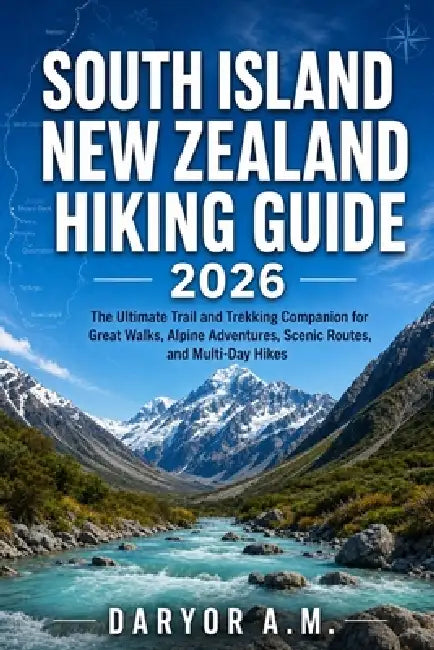 South Island New Zealand Hiking Guide 2026: The Ultimate Trail and Trekking Companion for Great Walks, Alpine Adventures, Scenic Routes, and Multi-Day by Daryor A. M.
