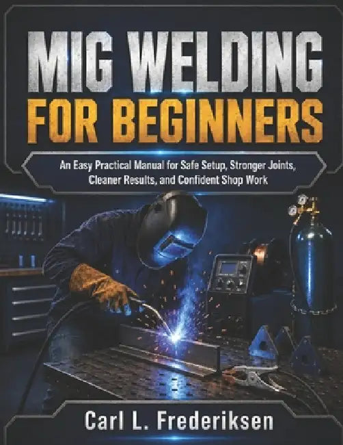 MIG Welding for Beginners: An Easy Practical Manual for Safe Setup, Stronger Joints, Cleaner Results, and Confident Shop Work by Carl L. Frederiksen