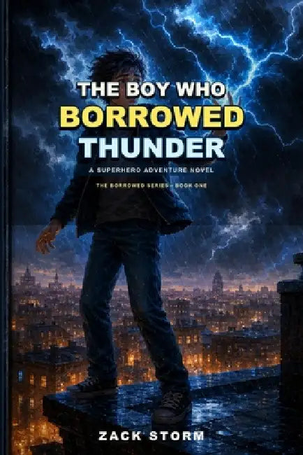 The Boy Who Borrowed Thunder: A Superhero Adventure Novel by Zack Storm