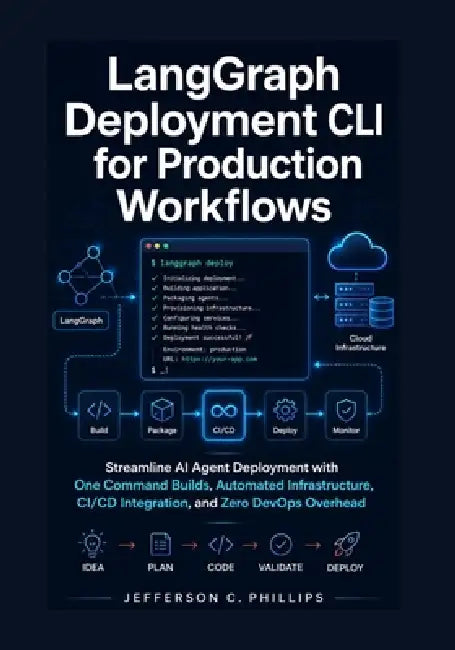 LangGraph Deployment CLI for Production Workflows: Streamline AI Agent Deployment with One Command Builds, Automated Infrastructure, CI/CD Integration by Jefferson C. Phillips