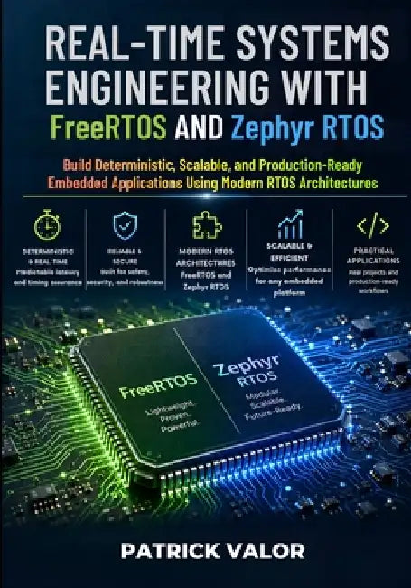 Real-Time Systems Engineering with FreeRTOS and Zephyr RTOS: Build Deterministic, Scalable, and Production-Ready Embedded Applications Using Modern RT by Patrick Valor