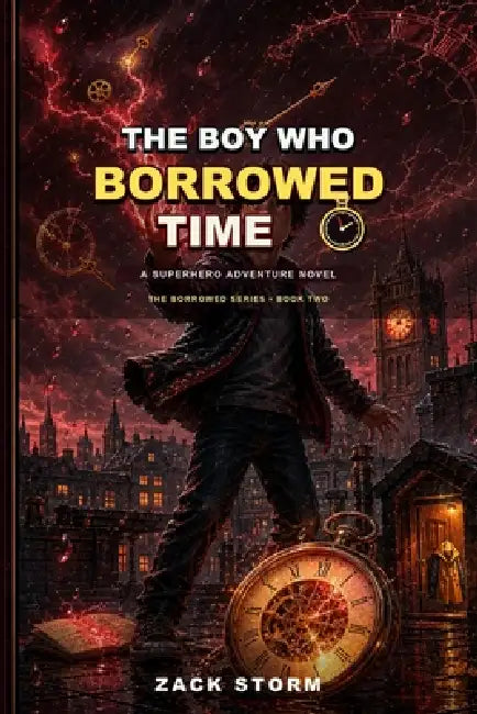 The Boy Who Borrowed Time: A Superhero Adventure Novel by Zack Storm