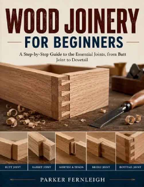 Wood Joinery for Beginners: A Step-by-Step Guide to the Essential Joints, from Butt Joint to Dovetail by Parker Fernleigh