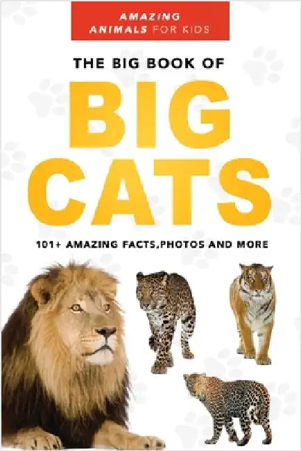 The Big Book of Big Cats: Lions, Tigers, Leopards, Snow Leopards & Jaguars for Kids by Kellett, Jenny