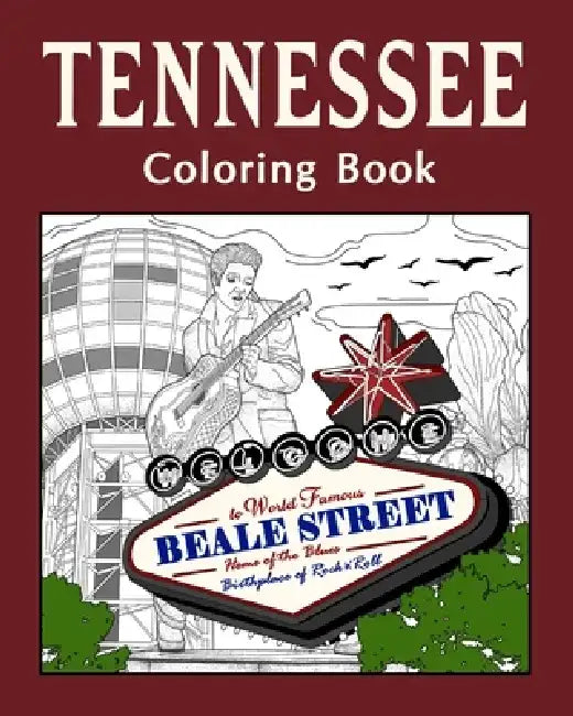 Tennessee Coloring Book by Paperland