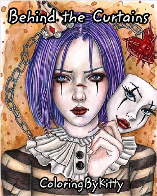 ColoringByKitty: Behind The Curtains: Coloring book for Adults by A. Chebunina, E. Chebunina