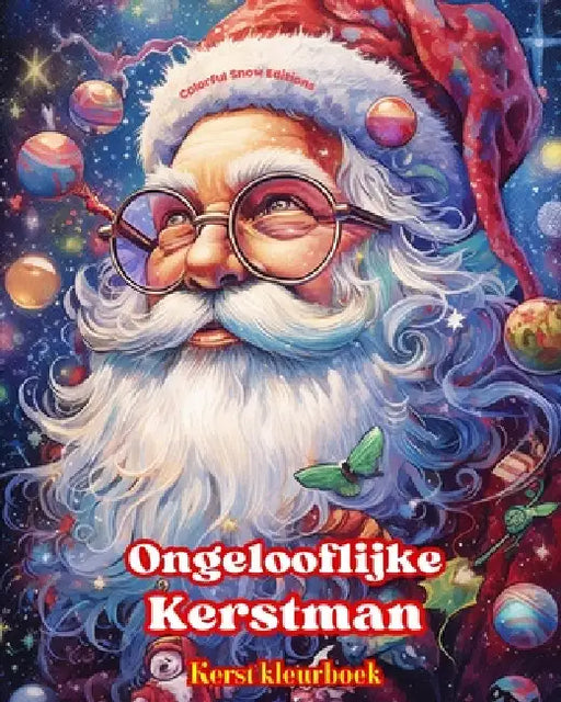 Ongelooflijke Kerstman - Kerst kleurboek - Mooie winter- en kerstmanillustraties om van te genieten: Een ideaal boek om de gezelligste Kerst van je le by Colorful Snow Editions