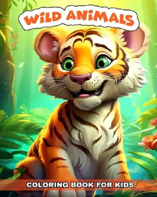 Wild Animals Coloring Book for Kids: Wildlife Coloring Pages with Wild Animals Designs to Color for Kids by Regina Peay