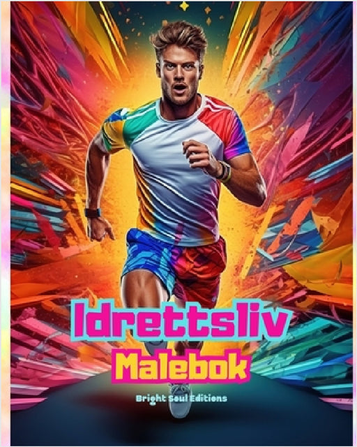 Idrettsliv Malebok for deg som elsker trening, sport og friluftsliv Kreative sportsscener for avslapning: Fantastiske og sjarmerende sportsscener by Bright Soul Editions