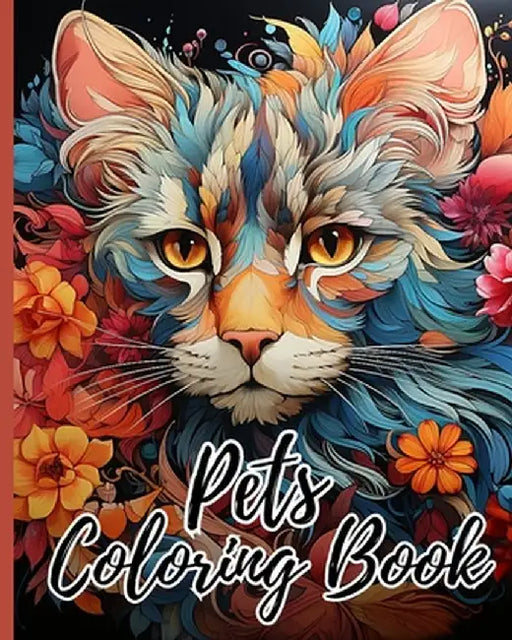 Pets Coloring Book For Kids: Cute Puppies Coloring Pages, Gifts For Girls or Boys Who Love Animals by Thy Nguyen
